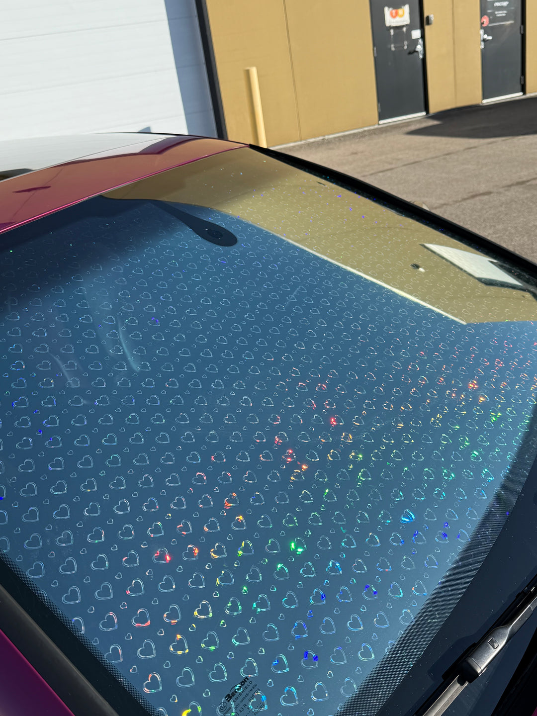 Cupid Hearts Chrome Tint