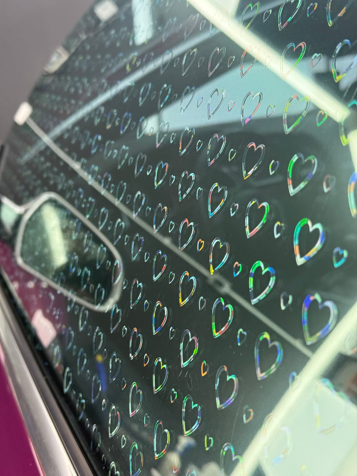 Cupid Hearts Chrome Tint